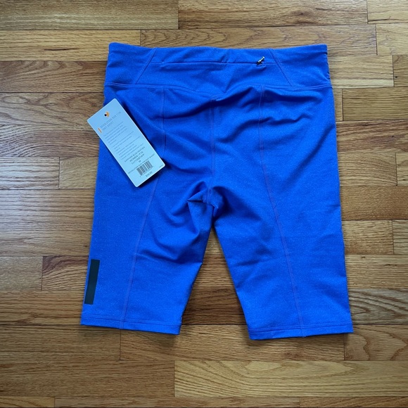 Lucy Revolution Run 11in Knit Short Sz M Sapphire Blue Heather NWT - Picture 2 of 7